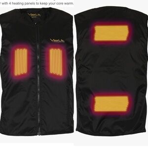VOLT Electric Heated Black Unisex Outdoors Pockets Vest